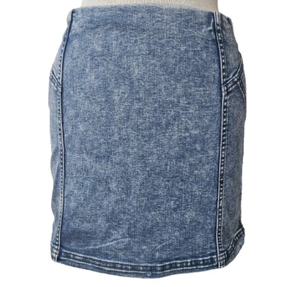 Denim Mini Pencil Skirt Size 2 - Picture 1 of 5